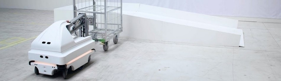 Application de robot mobile chez MIR avec les capteurs de SICK