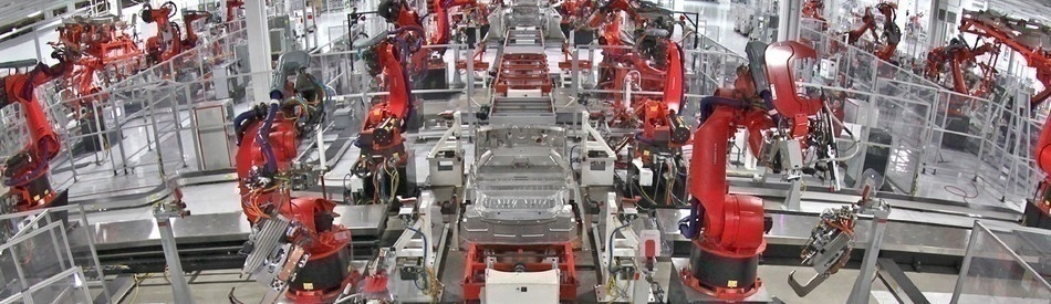 Usine robotisée
